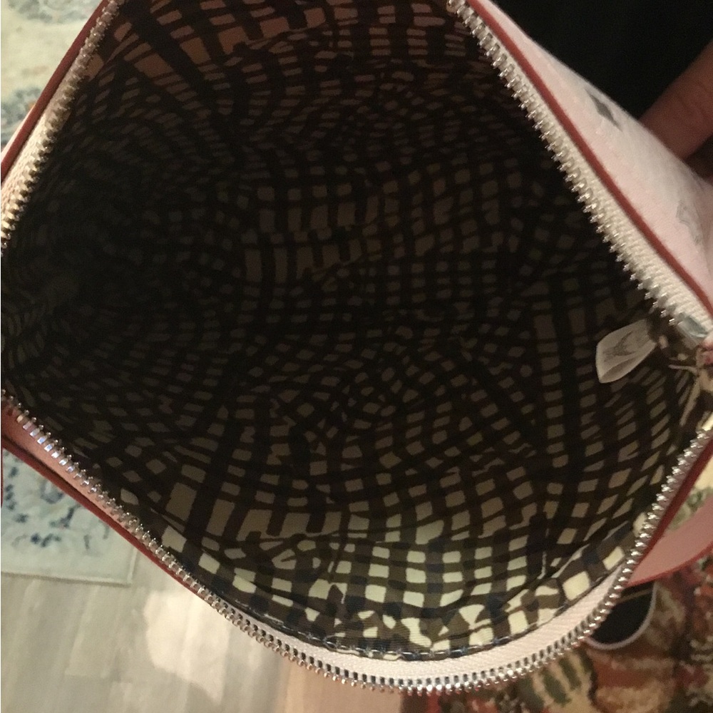 MCM Pink Visetos Monogram Tote Bag - Picture 12 of 15
